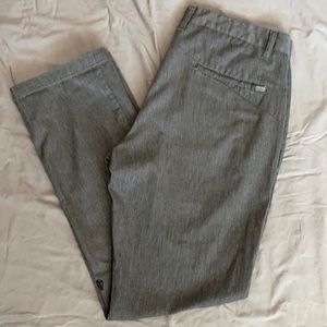 Men’s Volcom Frickin Modern Chino Pant Grey Sz 34